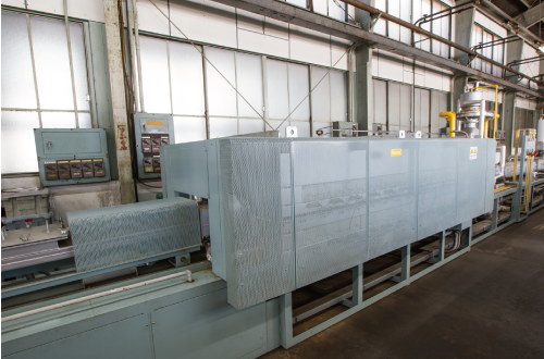Continuous bright quenching furnace
