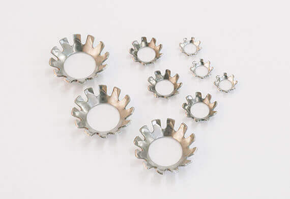 Toothed Lock Washers (Countersunk)
